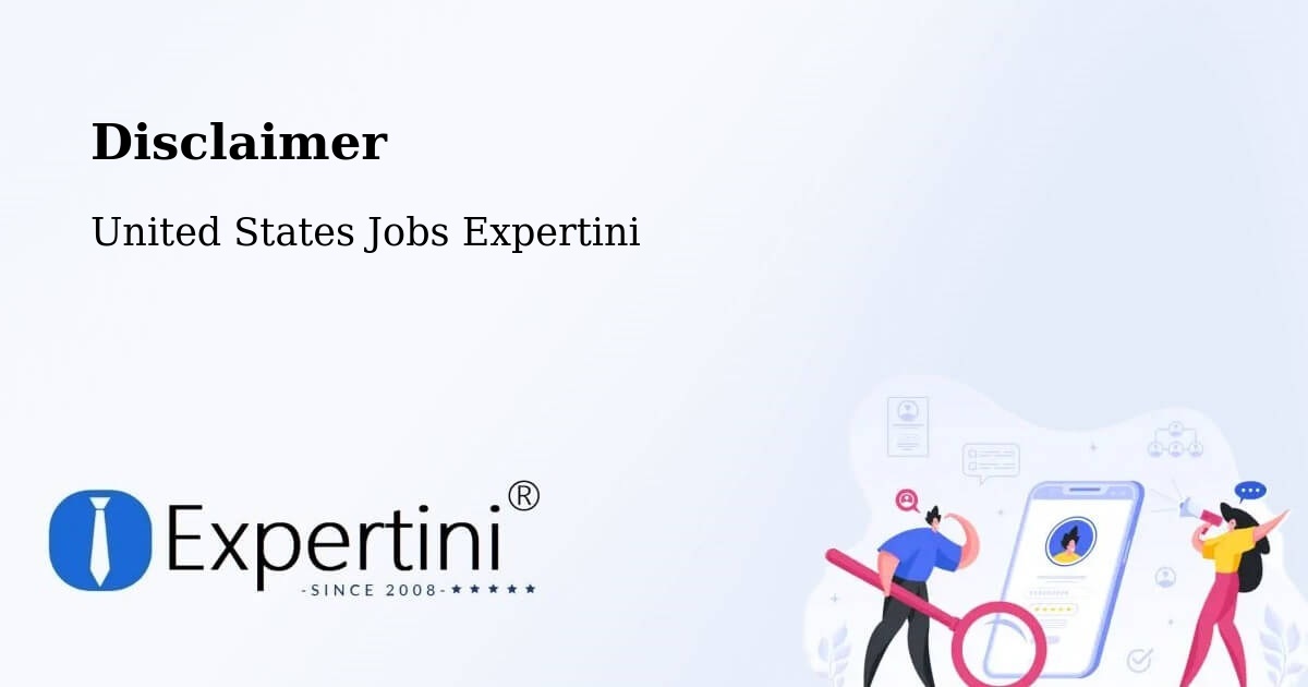 Disclaimer – Rosemont - United States Jobs Expertini